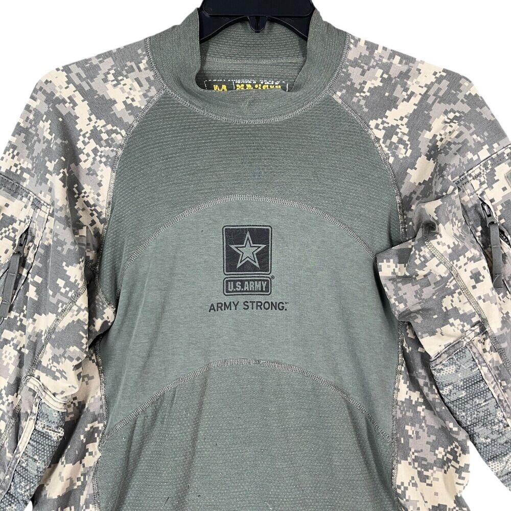 Massif Tactical Shirt Mens Medium Army Mountain Gear Combat Digital Camo